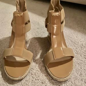 Fendi Carioca Wedge Sandal